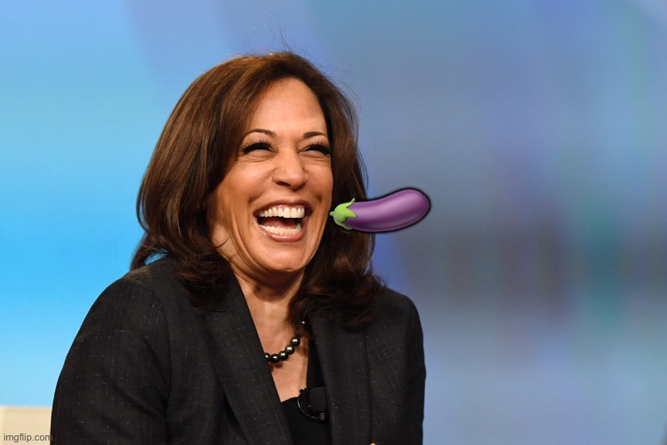 Kamala Harris laughing | ? | image tagged in kamala harris laughing | made w/ Imgflip meme maker