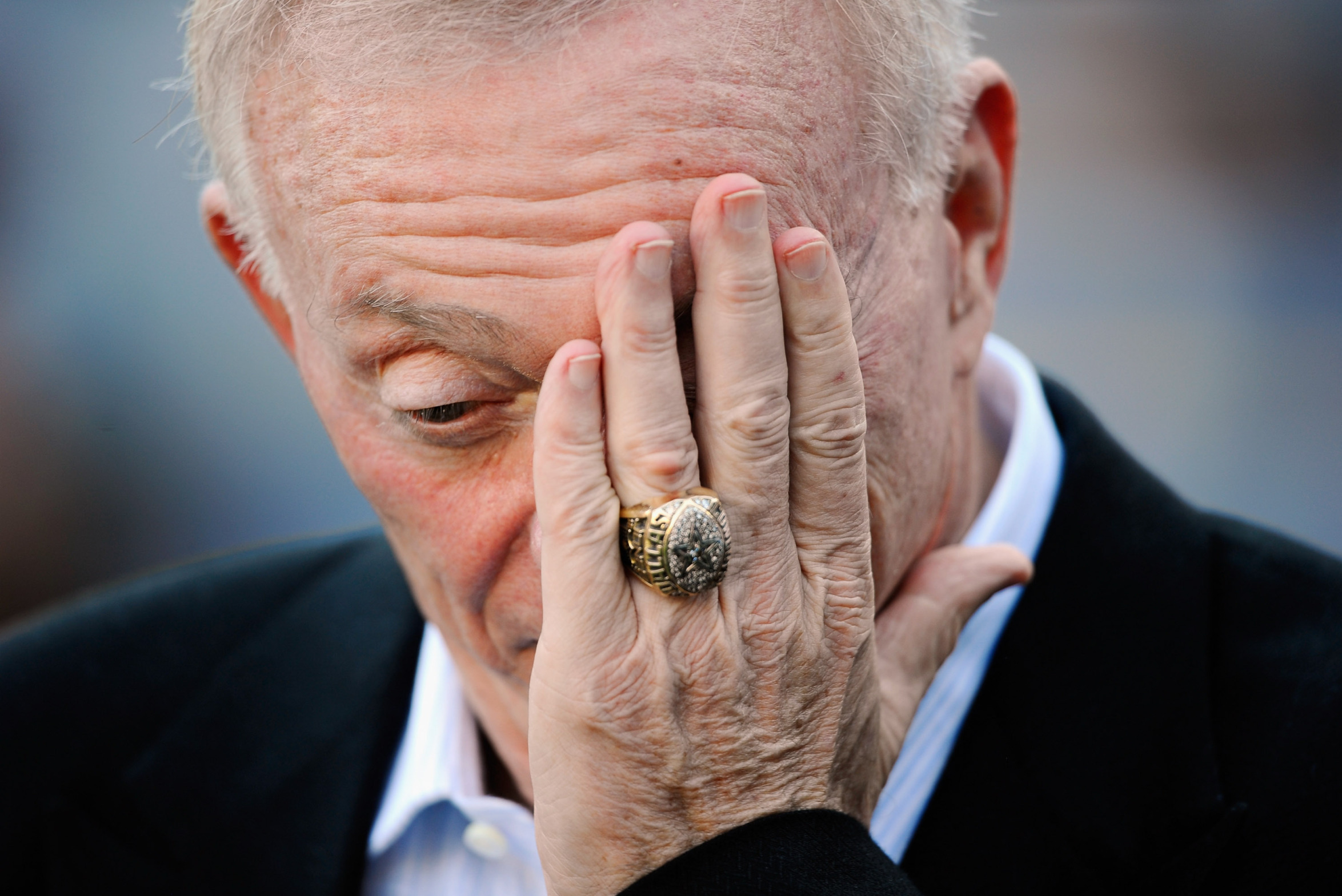 Sad Jerry Jones Blank Meme Template