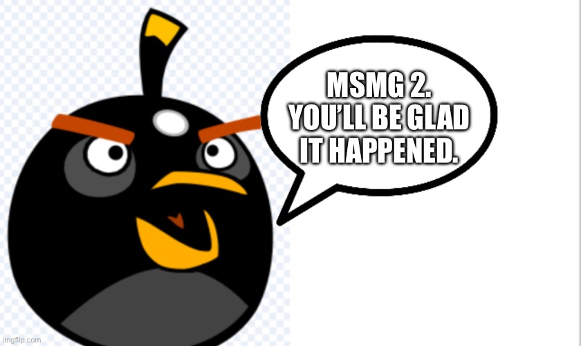 let’s go. Welcome. | MSMG 2.
YOU’LL BE GLAD IT HAPPENED. | image tagged in bomb yapping | made w/ Imgflip meme maker