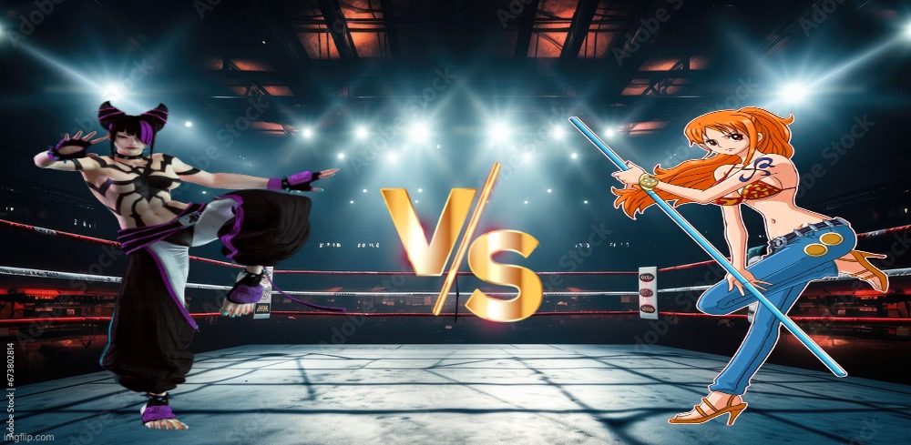 Juri vs Nami only one sexy babe comes out on top | image tagged in nami,juri,street fighter,one piece,female,sexy | made w/ Imgflip meme maker