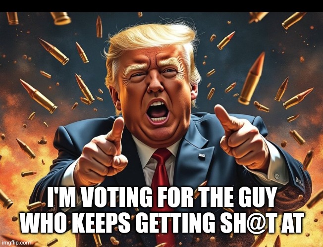 I'M VOTING FOR THE GUY WHO KEEPS GETTING SH@T AT | image tagged in funny memes | made w/ Imgflip meme maker