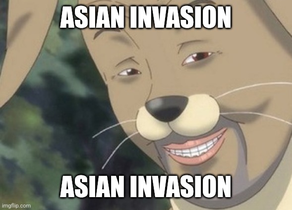 Asian Invasion | ASIAN INVASION; ASIAN INVASION | image tagged in asian invasion | made w/ Imgflip meme maker