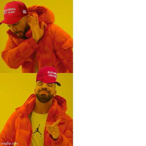 Maga Drake Blank Meme Template