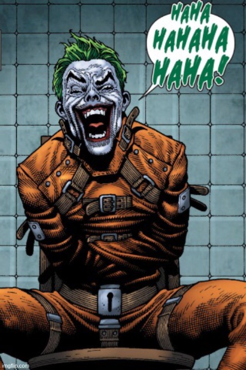 Joker laugh | image tagged in joker laugh | made w/ Imgflip meme maker