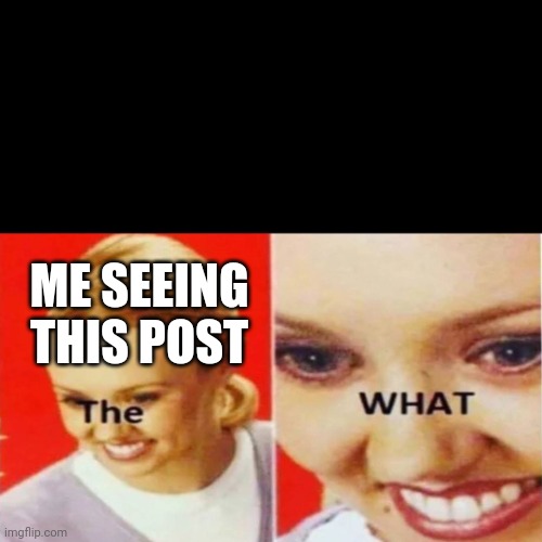 The What | ME SEEING THIS POST | image tagged in the what | made w/ Imgflip meme maker