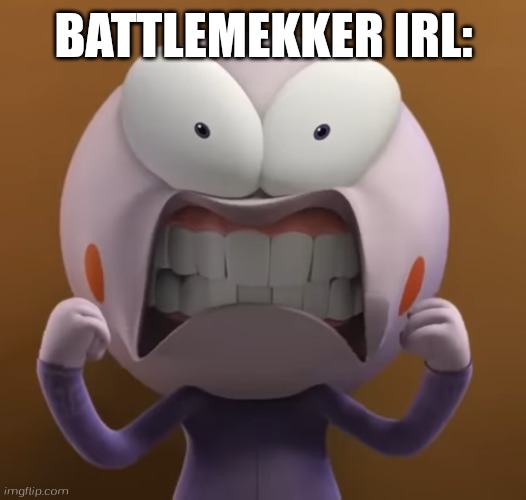 He mod abuse, annoying and also false flagging | BATTLEMEKKER IRL: | image tagged in angry bald kong-kong,spookiz,kong kong | made w/ Imgflip meme maker