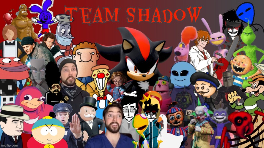 All of Team Shadow 9/16 | made w/ Imgflip meme maker