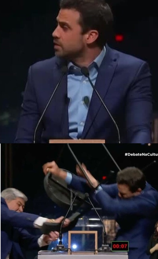 Datena-Cadeira-Debate Blank Meme Template