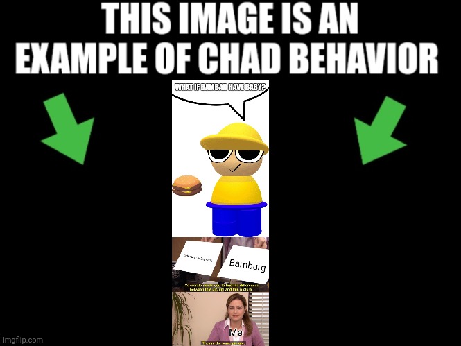 This image is an example of chad behavior dark mode | image tagged in this image is an example of chad behavior dark mode | made w/ Imgflip meme maker