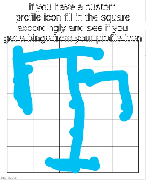 profile icon bingo | image tagged in profile icon bingo | made w/ Imgflip meme maker