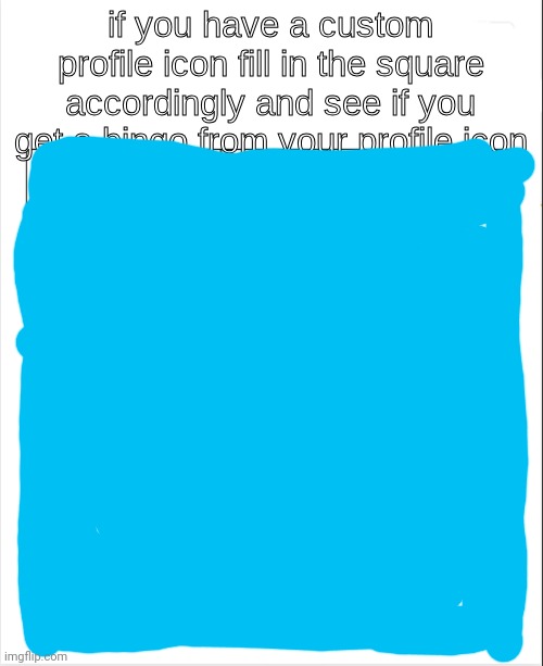 profile icon bingo | image tagged in profile icon bingo | made w/ Imgflip meme maker