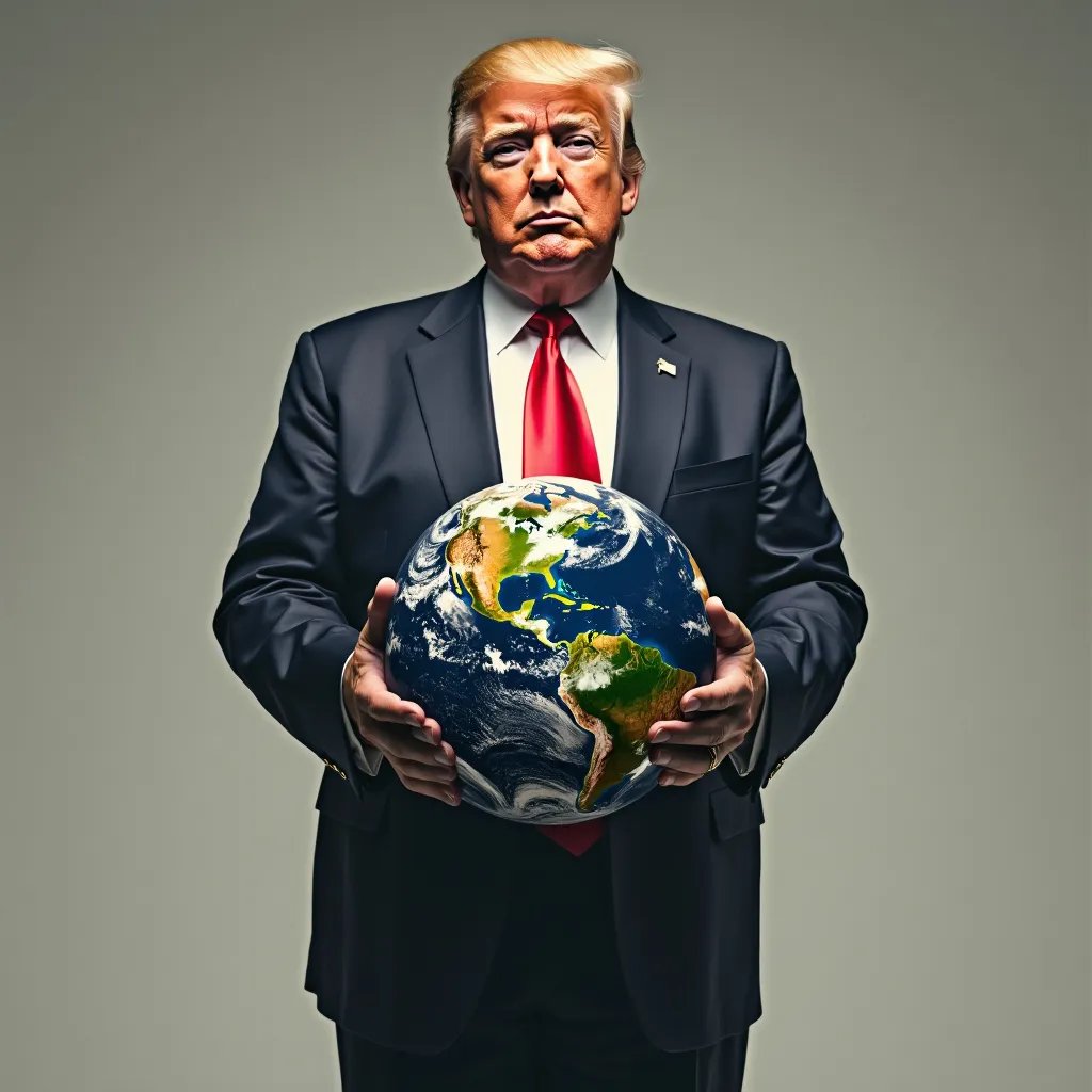 He's Got the Whole World in his hands Blank Meme Template