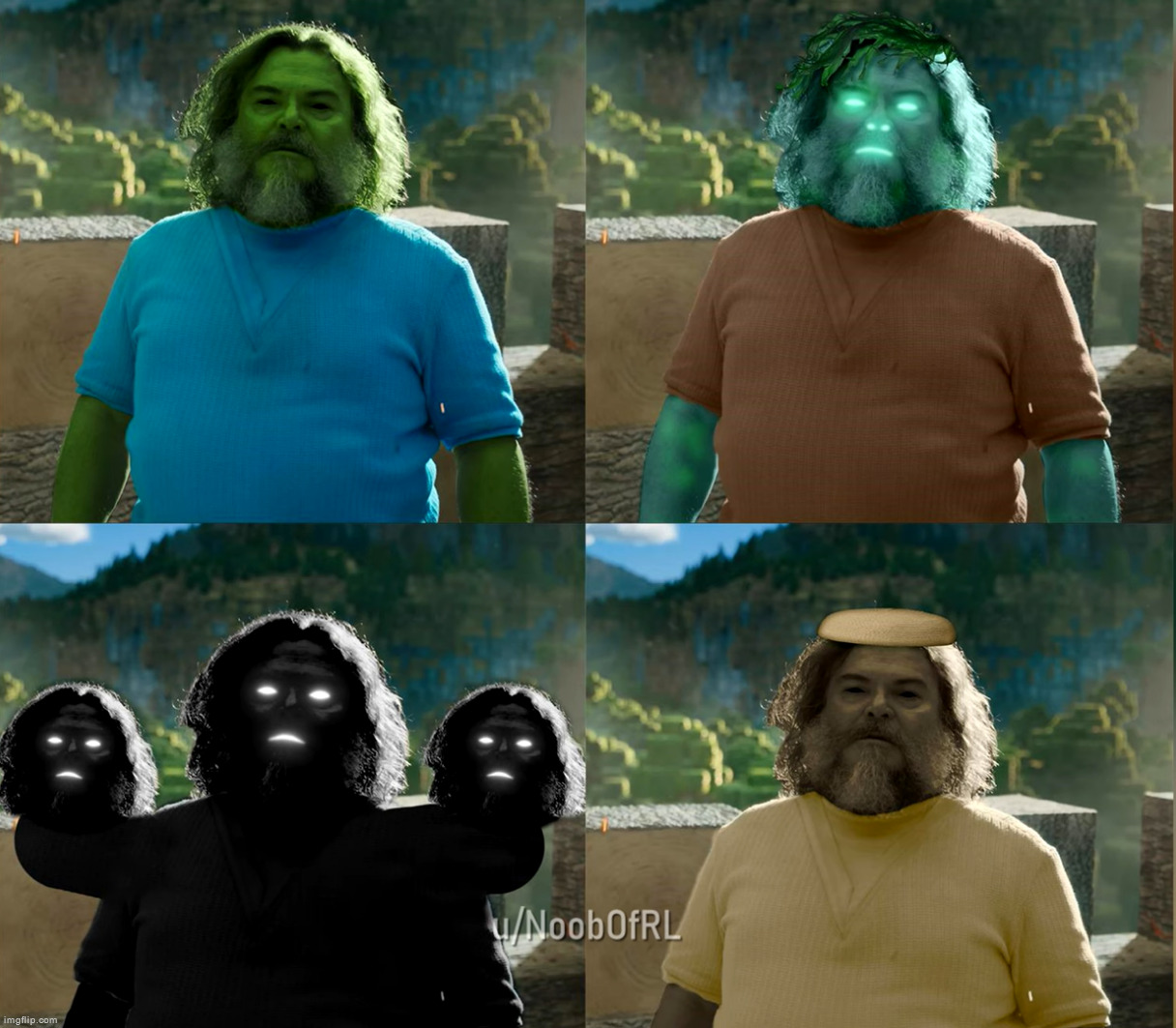 NEW LEAKED CHARACTERS FROM THE MINECRAFT MOVIE | made w/ Imgflip meme maker