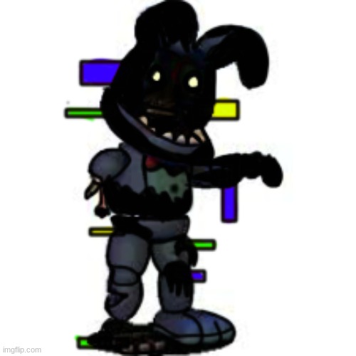 Pibby FNaF World Withered Bonnie | made w/ Imgflip meme maker