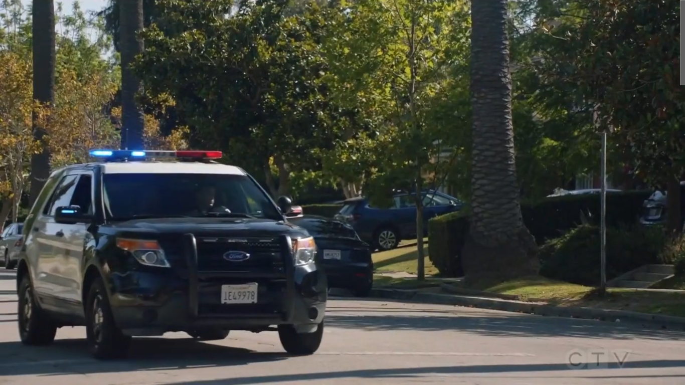 High Quality lapd the rookie police car Blank Meme Template