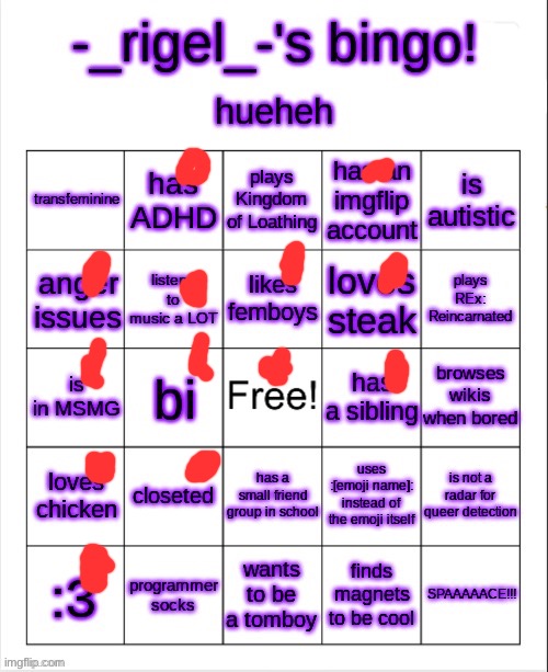 So close yet so far | image tagged in rigel's bingo | made w/ Imgflip meme maker