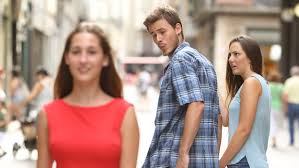 Distracted Boyfriend Blank Meme Template