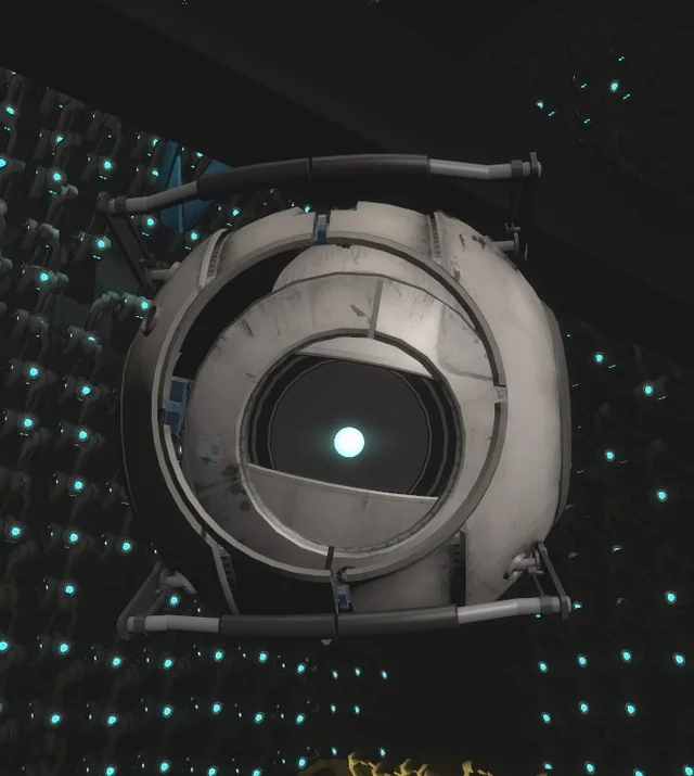 Wheatley Scared Blank Meme Template