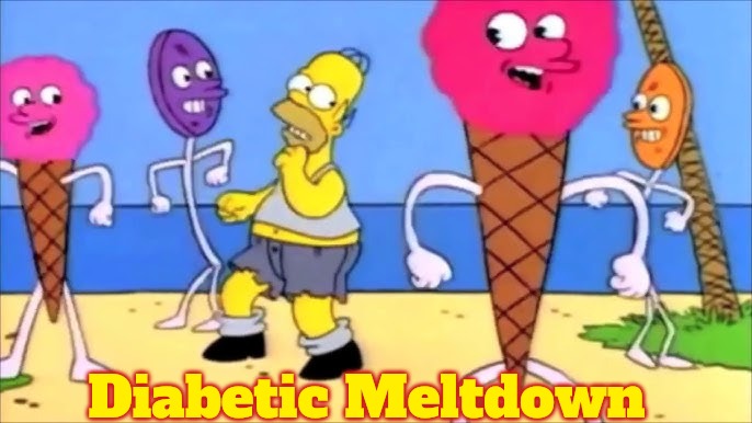 Diabetic Meltdown | Diabetic Meltdown | image tagged in simpsons suger song,slavic | made w/ Imgflip meme maker