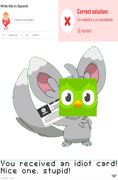 maybe i'm just stupid 2 | image tagged in you received an idiot card | made w/ Imgflip meme maker