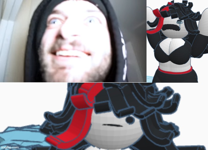 My only three moods | image tagged in cracked out joshdub,claire crying | made w/ Imgflip meme maker
