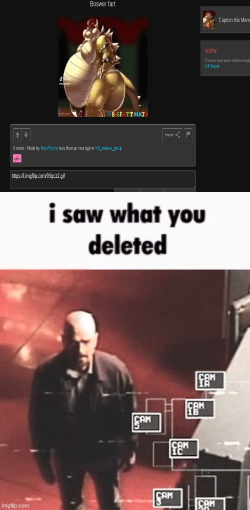 i saw what you deleted | image tagged in i saw what you deleted | made w/ Imgflip meme maker