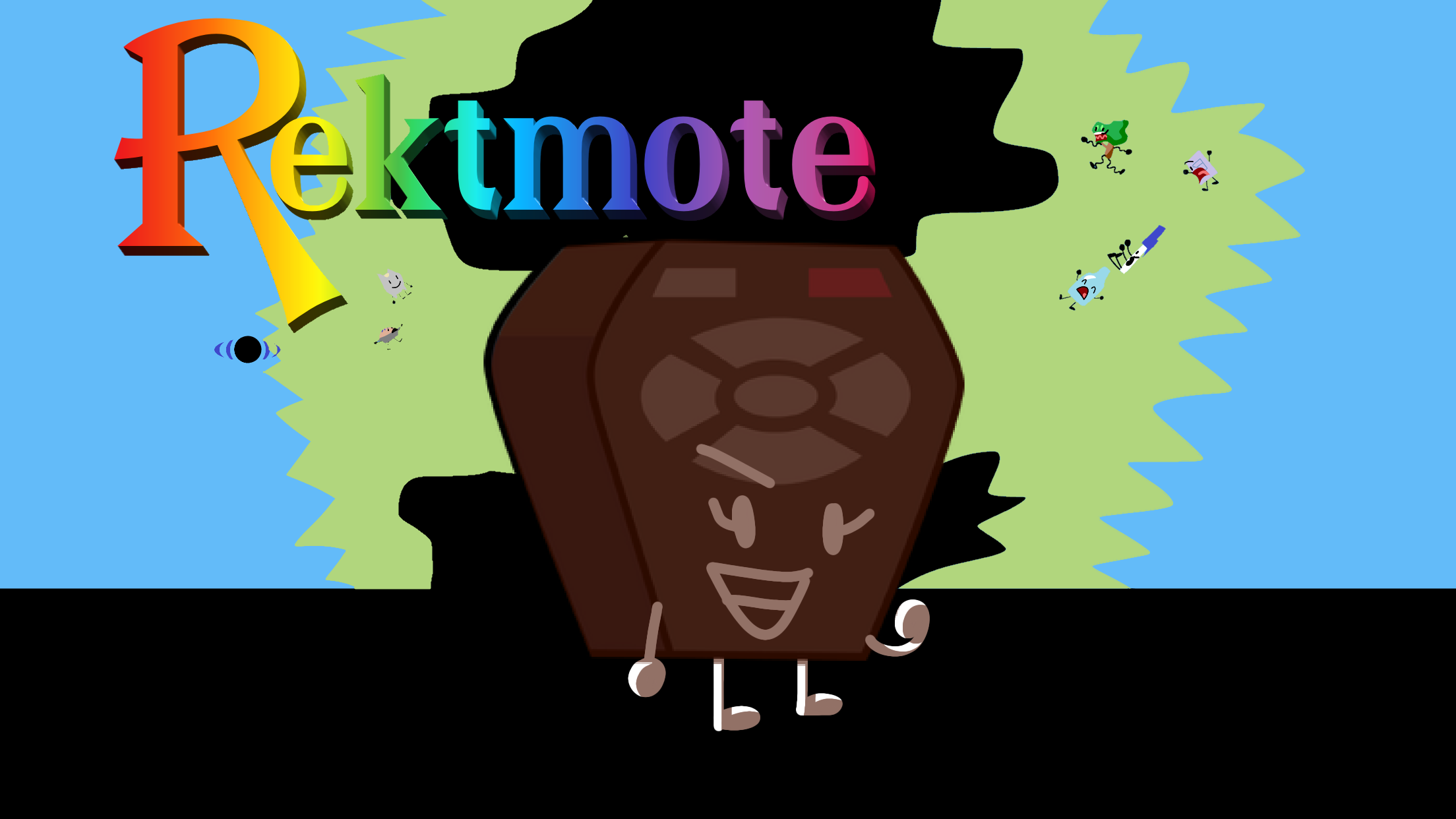 BFDI Rektmote Blank Meme Template