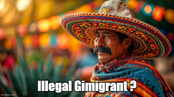 Illegal Gimigrant ? | made w/ Imgflip meme maker