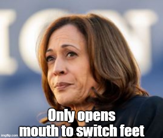 Only opens mouth to switch feet | made w/ Imgflip meme maker