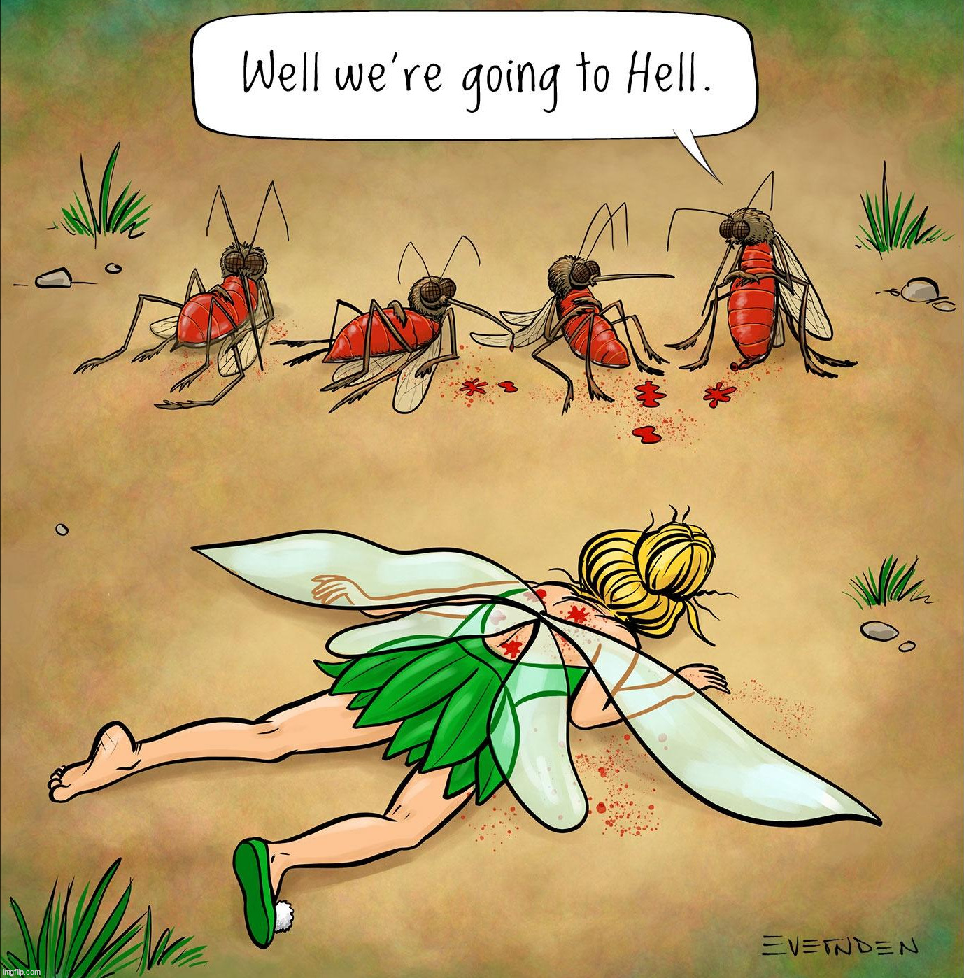 Tinker Bell | image tagged in dark humor | made w/ Imgflip meme maker