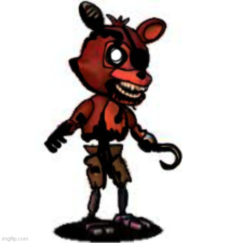 Pibby FNaF World Withered Foxy | made w/ Imgflip meme maker