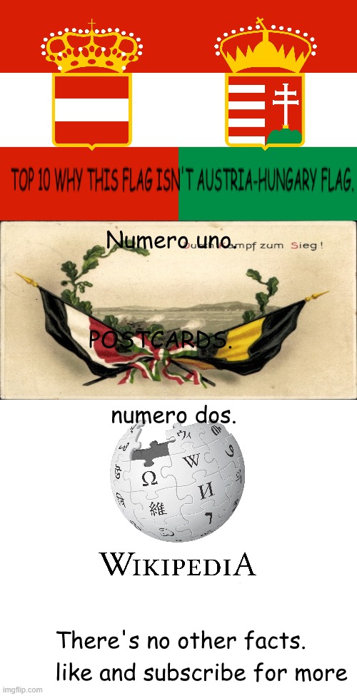 wikipedia brainwashed us all for this flag | image tagged in vinny x theyesninja,true flag is habsburg dynasty flag | made w/ Imgflip meme maker