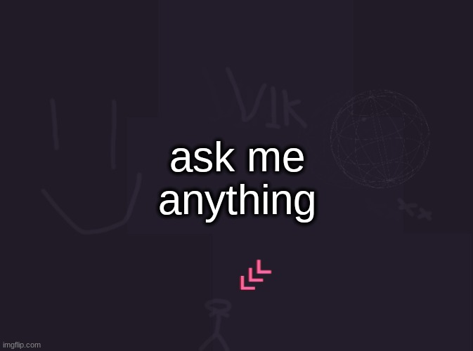 Vik's image | ask me anything | image tagged in vik's image | made w/ Imgflip meme maker