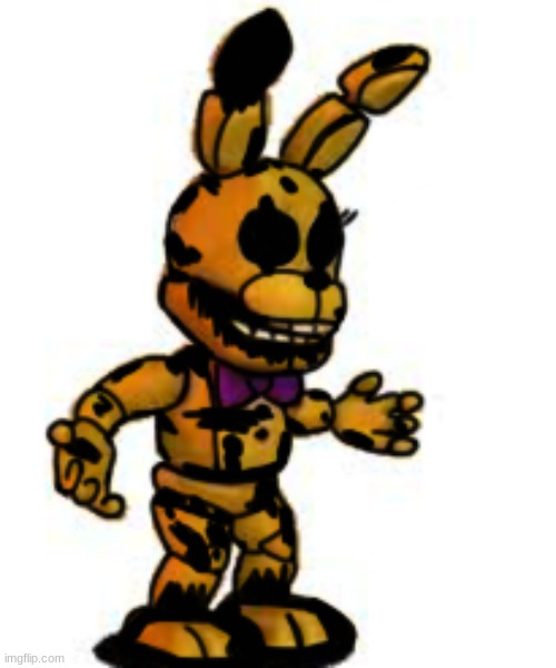 Pibby FNaF World Spring Bonnie | made w/ Imgflip meme maker