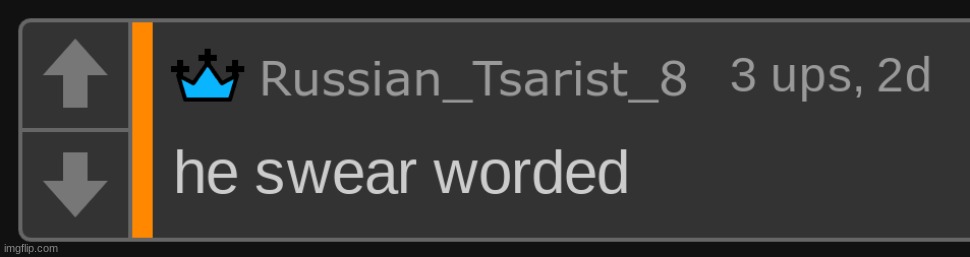 he swear worded | image tagged in he swear worded | made w/ Imgflip meme maker