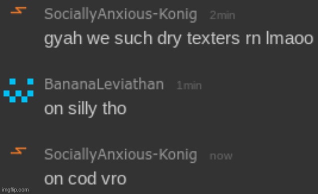 on cod. | made w/ Imgflip meme maker