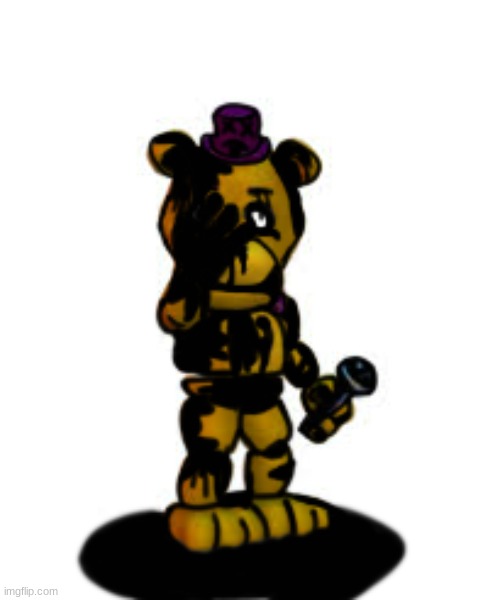 Pibby FNaF World Fredbear | made w/ Imgflip meme maker