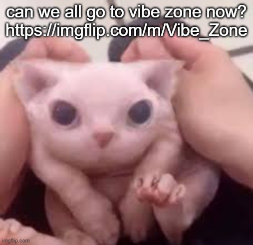 Like it's not that hard to post there instead | can we all go to vibe zone now?
https://imgflip.com/m/Vibe_Zone | image tagged in scrunched bingus | made w/ Imgflip meme maker