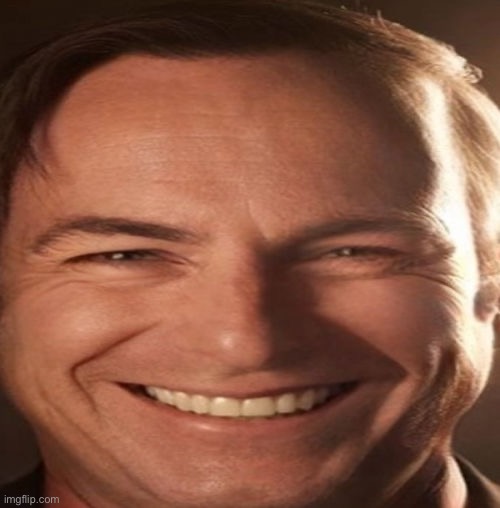 Saul Greatman | image tagged in saul goodman smiling | made w/ Imgflip meme maker