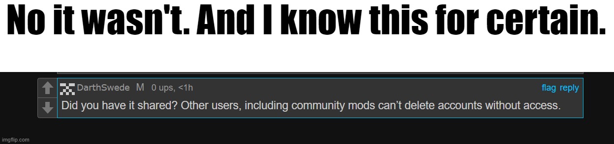 No it wasn't. And I know this for certain. | made w/ Imgflip meme maker