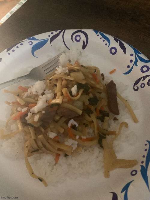 I cooked again (steak stir fry with white rice) | made w/ Imgflip meme maker