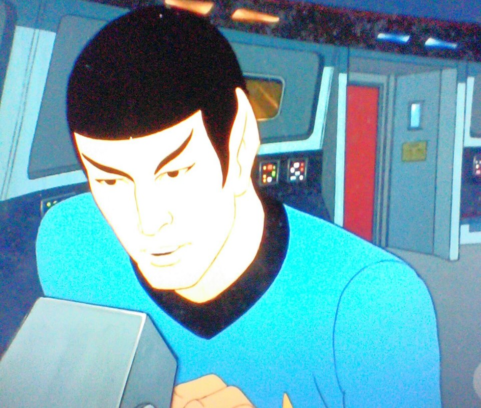 Spock at Viewer Blank Meme Template