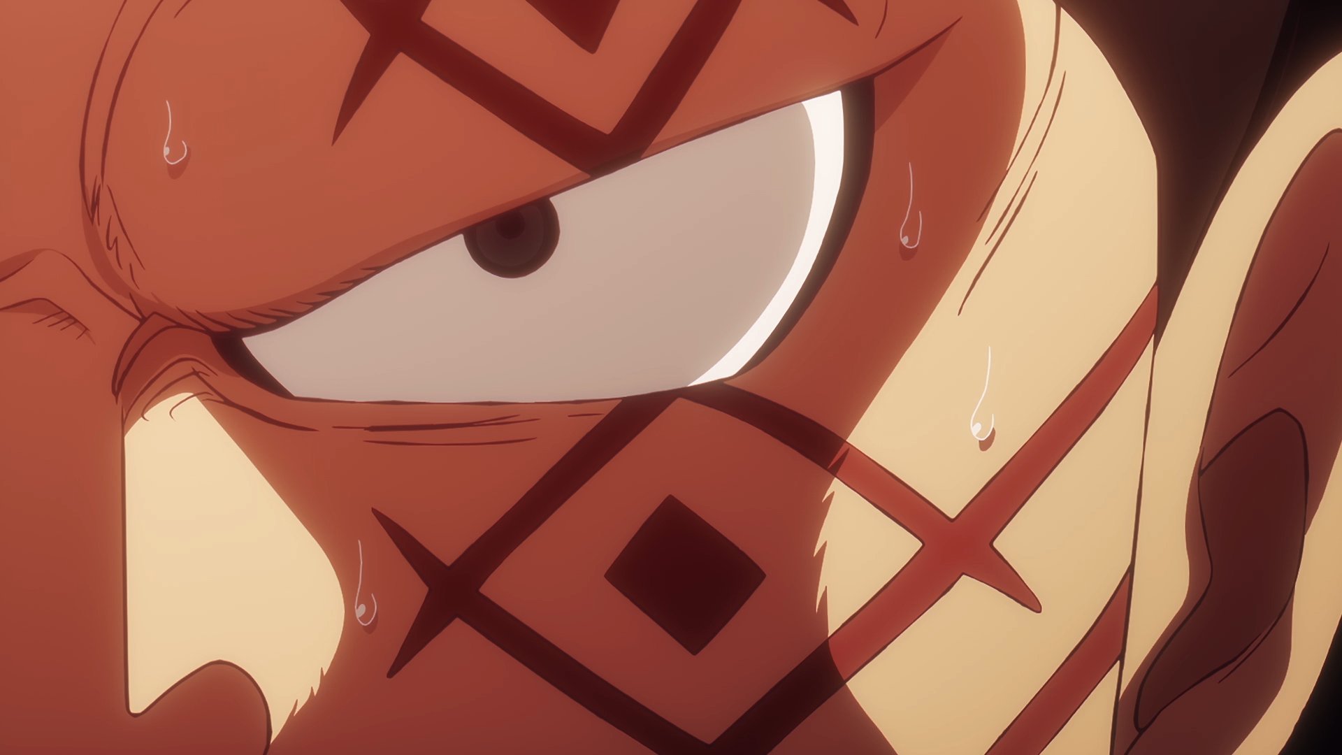 Closeup of Fraudragon's sweating Blank Meme Template