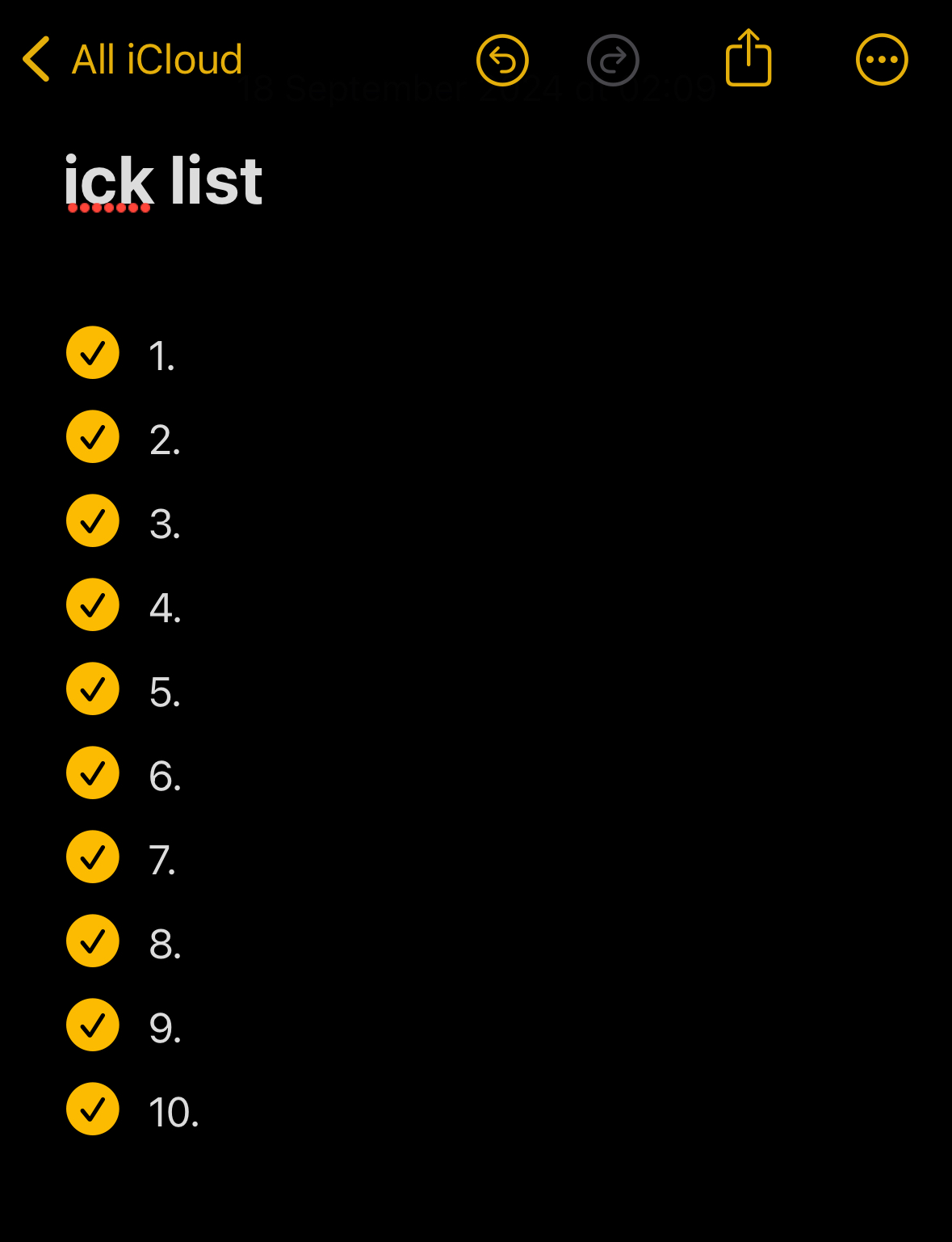 ick list Blank Meme Template