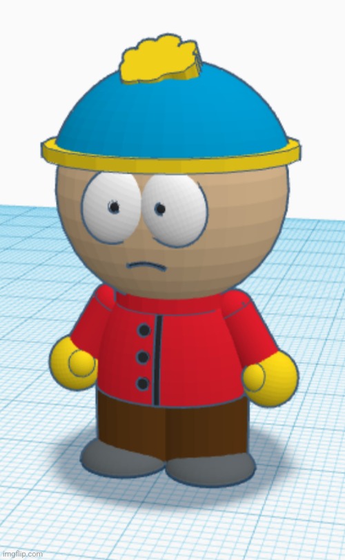 Got so bored I started making an Eric Cartman 3d model | made w/ Imgflip meme maker