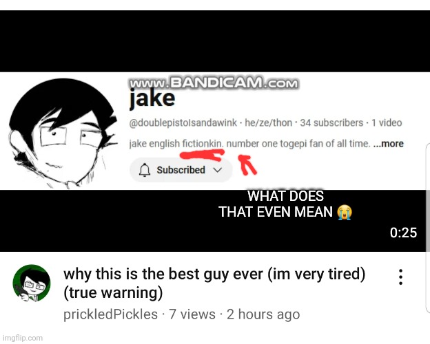 Bruh what is my fyp on yt rn bruh I swear I ain't even watch homestuck content | WHAT DOES THAT EVEN MEAN 😭 | made w/ Imgflip meme maker