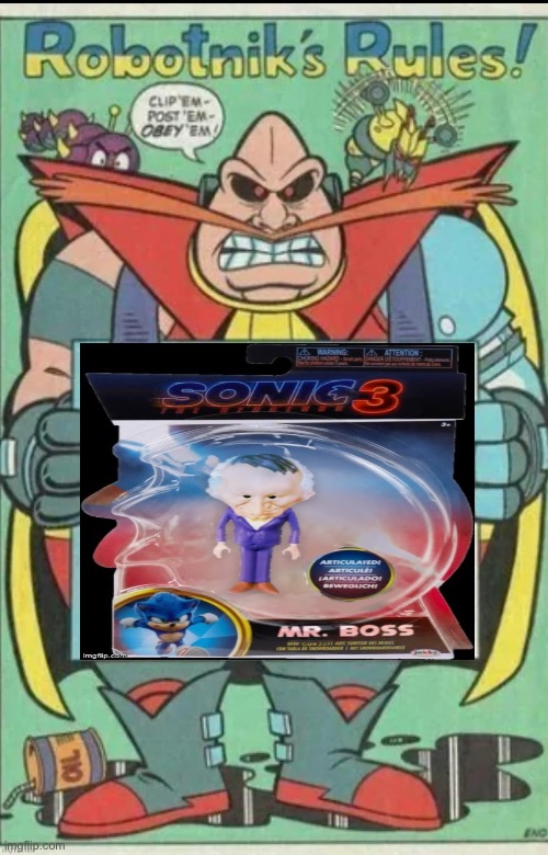 Robotnik rules | image tagged in robotnik rules | made w/ Imgflip meme maker