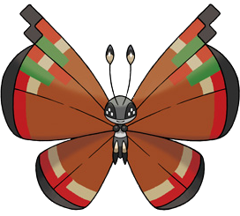 High Quality Vivillon (Archipelago Pattern) Blank Meme Template