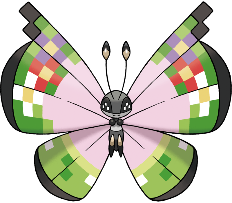 Vivillon (Fancy Pattern) Blank Meme Template