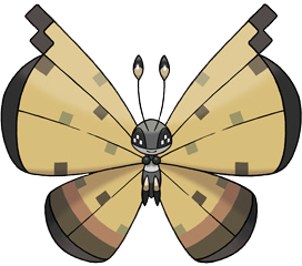 High Quality Vivillon (Sandstorm Pattern) Blank Meme Template